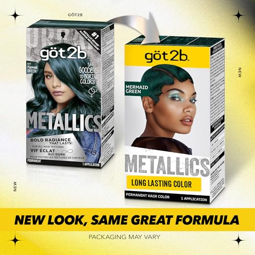 Got2B Schwarzkopf Metallics Permanent Hair Color M75 Cosmic Teal