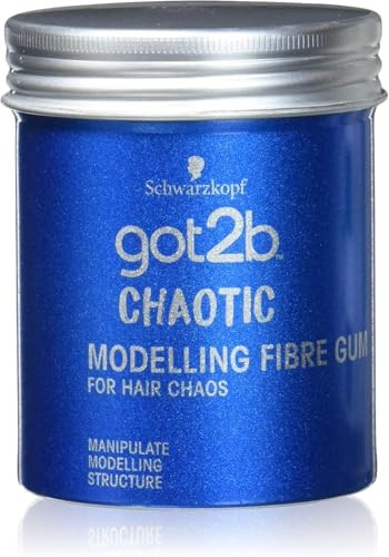Got2B Chaot Modeling Fibre Gum Hold 3 (100Ml) Hair Wax For Men Creates Tousled Looks Hair Paste With Strong But Flexible Hold For Individual Styles