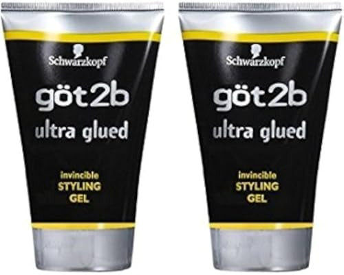 Got 2B Ultra Glued Invincible Styling Gel 1.25 Ounce (2 Pack)