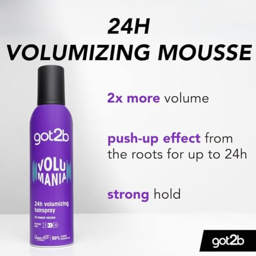 Got2B Schwarzkopf Volumaniac Mousse 250Ml X 6 Packs