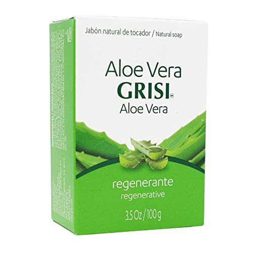 Grisi 6Pk - Aloe Vera Soap - Jabon De Svila - Grisi (3.5 Oz. X 6 Units)