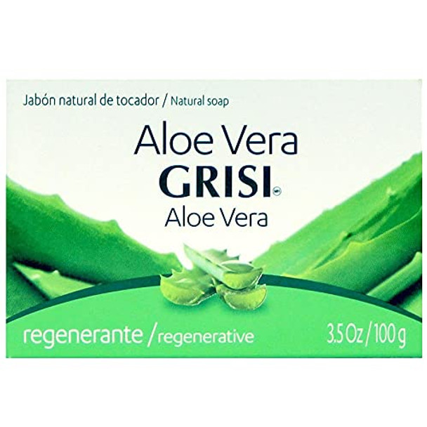 Grisi Aloe Vera Hydrating Soap Bar 3.5 Oz (Pack Of 3)