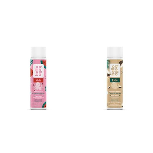 Hello Bello Kid'S Conditioner - Hypoallergenic Ph-Balanced & Dermatologist-Tested - Watermelon & Coconut Scents 10 Fl Oz (2 Pack)