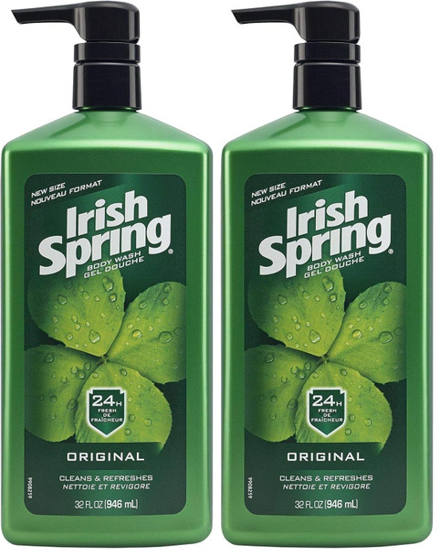 Irish Spring Men'S Body Wash Pump Original - 32 Fluid Ounce