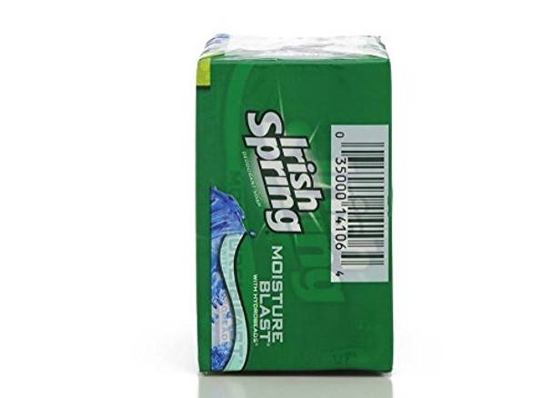 Irish Spring Moisture Blast Deodorant Soap 3 X 4 Oz