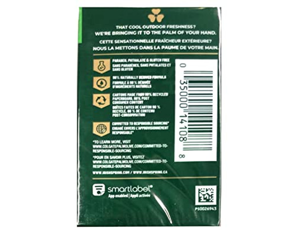 Irish Spring Deodorant Bar Soap Original 3.75 Oz Bars 3 Ea (Pack Of 4)