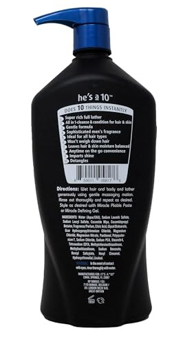 It'S A 10 Haircare He'S A 10 Miracle 3-In-1 Shampoo Conditioner & Body Wash 1 Liter