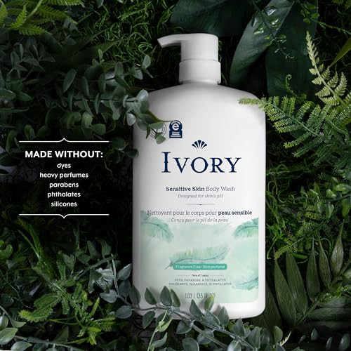 Ivory Gentle Body Wash Designed For The Whole Family Of Dyes Heavy Perfumes Parabens Phthalates & Silicones Fragnance- 35 Oz