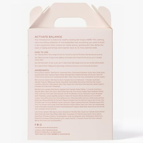 Karuna Mighty Minis Starter Set With Brightening+ Face Mask Skincare Duo For Dull Or Uneven Skin Tone With Vitamin C And Moisture-Boosting Ingredients