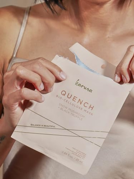 Karuna Dashing Through The Glow - Quench Sheet Masks (2) & Multi-Vitamin Face Masks (2) 4 Pack