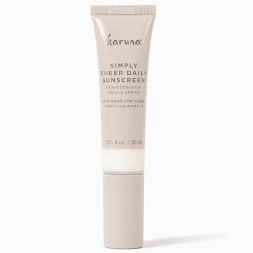Karuna - Simply Sheer Daily Mineral Sunscreen Spf 40 Non-Greasy Formula Fragrance & Silicone- Untinted 30 Ml/1.01 Fl. Oz