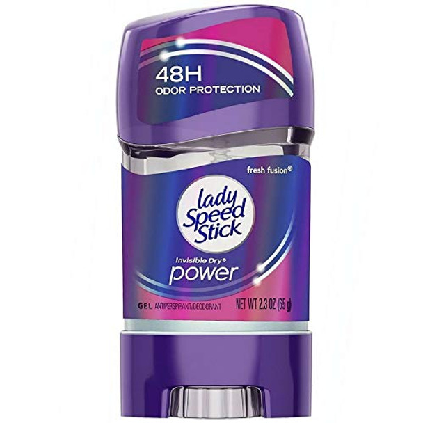 Lady Speed Stick 48Hr Antiperspirant Deodorant Gel Fresh Fusion 2.30 Oz (Pack Of 12)