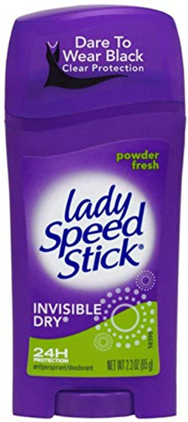 Lady Speed Stick Antiperspirant Deodorant Invisible Dry Powder Fresh 2.30 Oz (Pack Of 10)