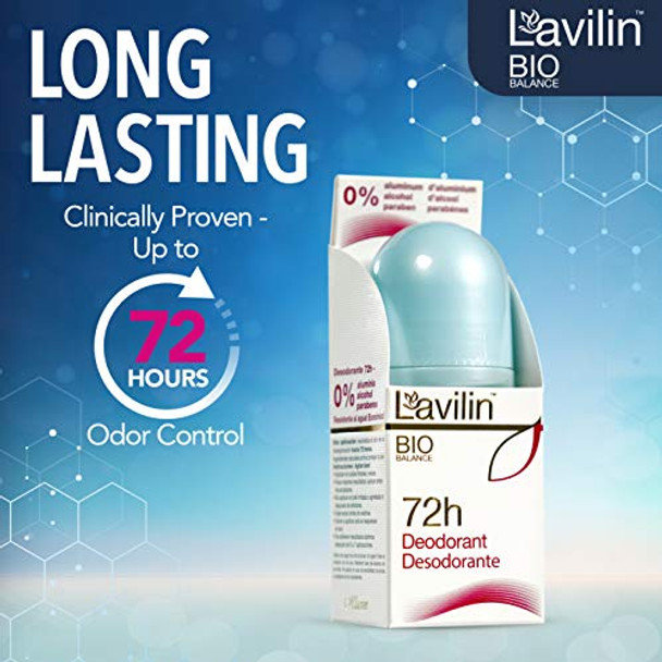 Lavilin Roll On Deodorant For Women And Men - Aluminum Deodorant With Up To 72 Hour Long-Lasting Protection And Odor Control – Alcohol Paraben And Cruelty Sensitive Skin Deodorant (2 Oz) Lavilin Roll On Deodorant For Women And Men - Aluminum Deodorant With Up To 72 Hour Long-Lasting Protection And Odor Control – Alcohol Paraben And Cruelty Sensitive Skin Deodorant (2 Oz)