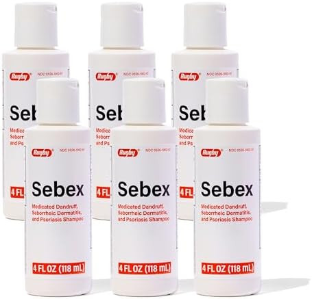 Major Sebex Medicated Dandruff Shampoo For Sebulex - 4 Oz (Pack Of 6) By Major Pharmaceuticals