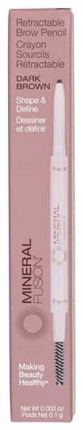 Mineral Fusion Dark Brown Retractable Brow Pencil 0.003 Oz Mineral Fusion Dark Brown Retractable Brow Pencil 0.003 Oz