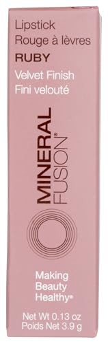 Mineral Fusion Velvet Finish Lipstick - Ruby For Women - 0.13 Oz Lipstick