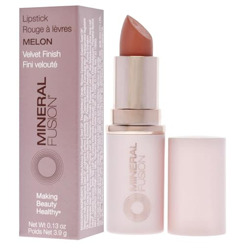 Mineral Fusion Velvet Finish Lipstick - Melon For Women - 0.13 Oz Lipstick