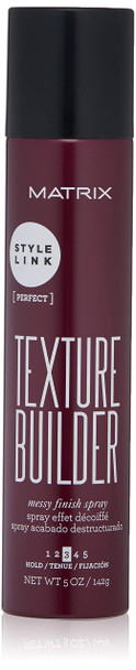 MATRIX Style Link Texture Builder Messy Finish Hairspray | Adds Hold To Soft Texture | Medium Hold | For All Hair Types | 5 Oz.