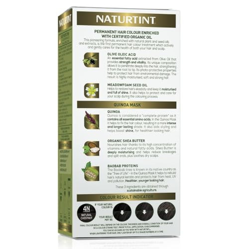 Naturtint Hair Color Permanent 4N Natural Chestnut 5.28 Ounce
