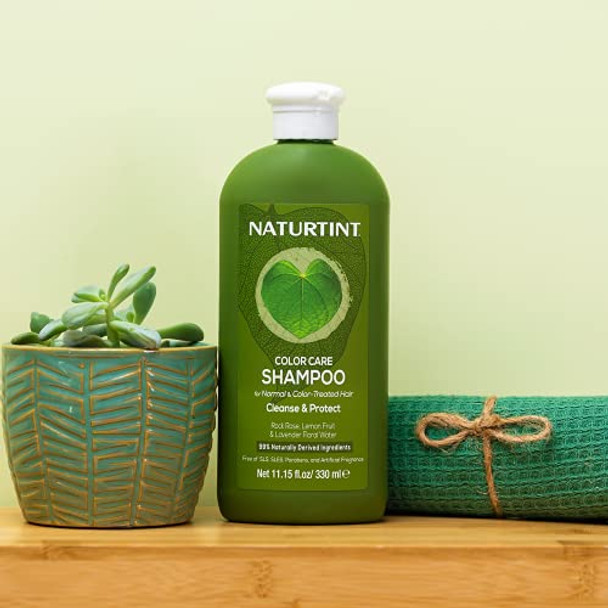 Naturtint Color Care Shampoo For Color-Treated Dry Or Normal Hair Formulated To Retain Vibrancy Without Parabens Sodium Lauryl Sulfate Or Sodium Laureth Sulfate