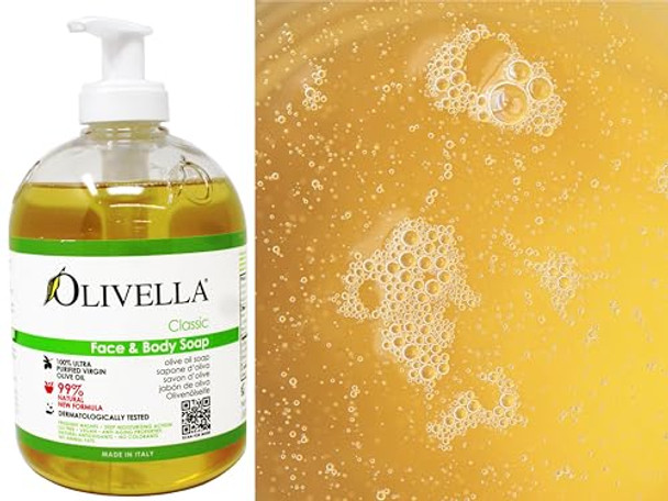 Olivella Liquid Olive Oil Soap 16.9 Oz 12 Unit