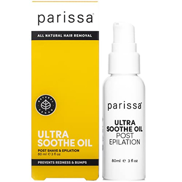 Parissa Ultra Soothe Oil Calming Essential Oil For Inflamed Skin Post-Shave & Epilation Treatment For Ingrown Hair & Razor Bumps