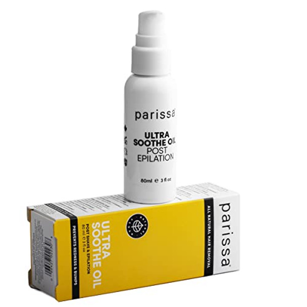 Parissa Ultra Soothe Oil Calming Essential Oil For Inflamed Skin Post-Shave & Epilation Treatment For Ingrown Hair & Razor Bumps