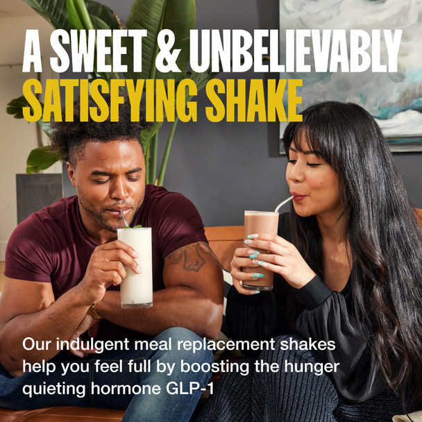 Supergut Prebiotic Shakes | Meal Replacement | Boost GLP-1 | High Protein and Fiber | No Added Sugar | Keto Food Meal Snack (Strawberry 14 servings)