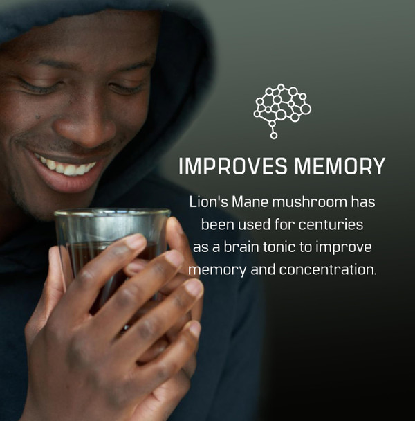 Lion's Mane Mushroom Powder | 2,000mg / Serving | Organic, Vegan & Non GMO | Focus, Memory & Digestion | High Strength Supplement | 60g - 30 Servings