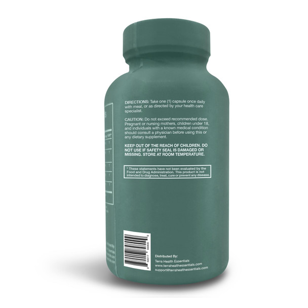 Terra Health Essentials Digestive Catalyst | Reduce IBS | Amylase Protease & Glucoamylase (1 Bottle 60 Capsules)