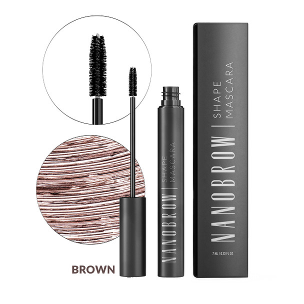 Nanobrow Shape Mascara Brown mascara for eyebrows