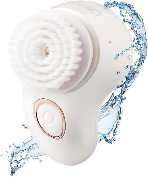SENSSEGo! Mini Sonic Facial Cleansing Spin Brush and Exfoliator - Makes Your Skin Soft and Smooth with Electric Gentle Rotating Face Brush SENSSEGo! Mini Sonic Facial Cleansing Spin Brush and Exfoliator - Makes Your Skin Soft and Smooth with Electric Gentle Rotating Face Brush