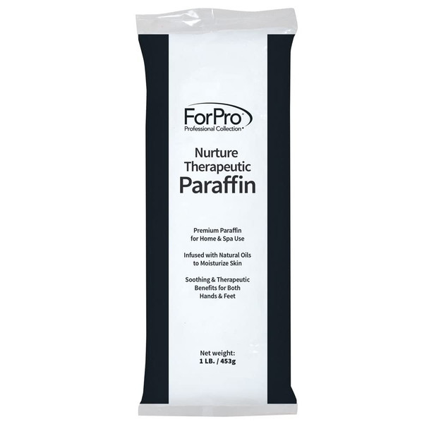 Forpro Professional Collection Nurture Paraffin Wax Refill Fragrance  Six 1-Pound Paraffin Blocks Non-Greasy Moisturizing For Soft & Healthy Skin Unscented 6 Lbs