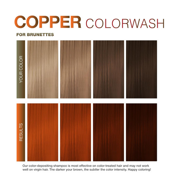 Celeb Luxury Copper Hair Color Depositing Colorwash Shampoo For Brunettes Maintains & Refreshes Auburn Hair Color Celeb Luxury Copper Hair Color Depositing Colorwash Shampoo For Brunettes Maintains & Refreshes Auburn Hair Color