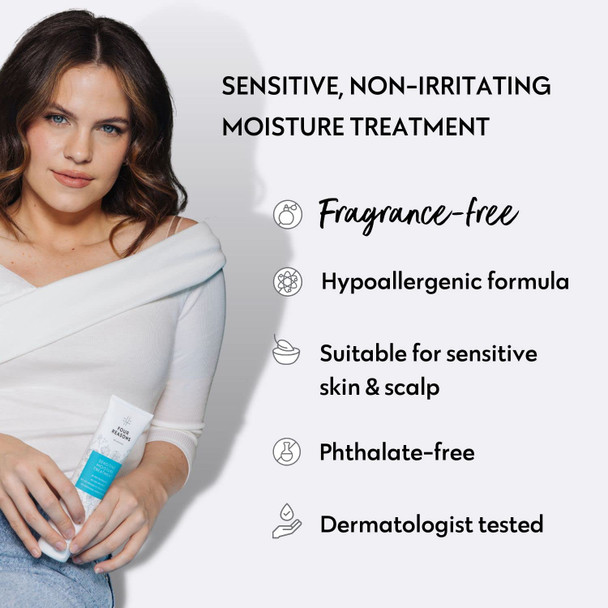 No Nothing Sensitive Moisture Treatment - Perfume- Moisturising Intensive Treatment - For Dry And Damaged Hair  100% Vegan  150 Ml ( Packaging) No Nothing Sensitive Moisture Treatment - Perfume- Moisturising Intensive Treatment - For Dry And Damaged Hair  100% Vegan  150 Ml ( Packaging)