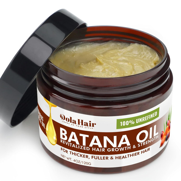 Batana Oil Pure Batana Butter Oil For Hair Growth 100% Natural Nourishes Damaged Hair Prevents Loss & Conditions