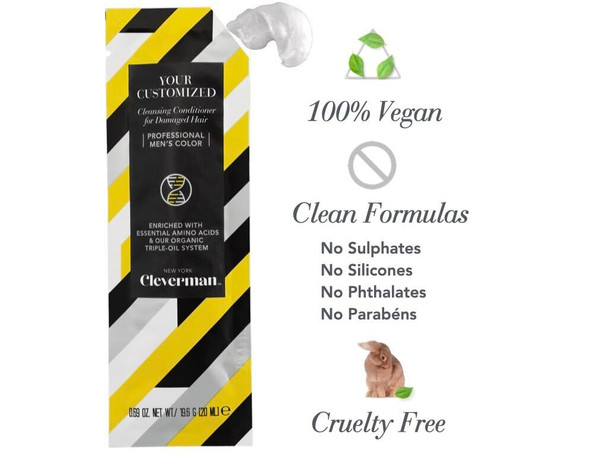 Cleverman Men'S Cleansing Conditioner For Damaged Hair (Pack Of 5)