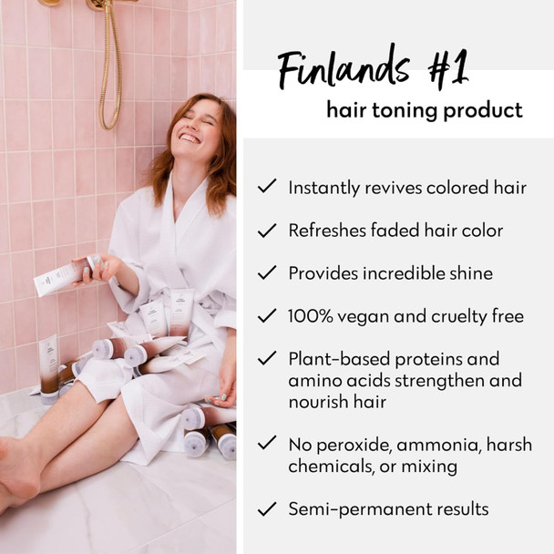 Four Reasons Hair Color Shampoo (8 Colors) - Sulfate  Rich Brown Hair Toner - Color Depositing Shampoo For Color Treated Hair Vegan 8.45 Fl Oz (Chocolate/Brown)