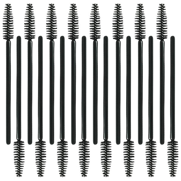 Forpro Professional Collection Disposable Mascara Applicators Straight Head Eyelash Brushes (Medium)