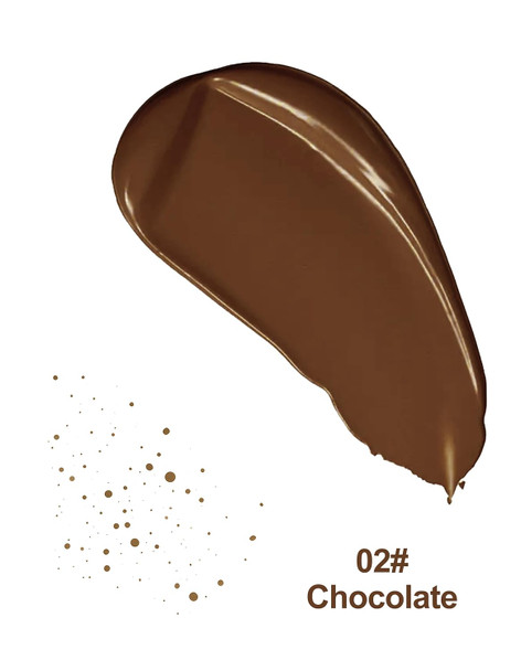 Erinde Liquid Faux Freckle Pen Waterproof Fake Freckles Maker Long-Lasting Freckle Stamp Makeup Water-Resistant Faux Freckles Stamp Natural-Looking Makeup 02 Chocolate