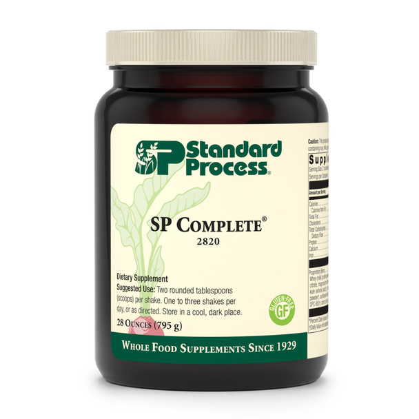 Standard Process SP Complete - Whole Food Immune Support, Liver Support, Antioxidant, and Weight Management with Rice Protein, Grapeseed Extract, and Choline - Vegetarian - 28 Ounce