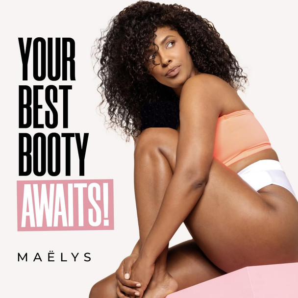 Maëlys Cosmetics Get-Peachy Bum Scrub - Smoothening Brightening Bikini Bum Exfoliator For Bumps And Dark Spots - Helps Reduce The Look Of Cellulite