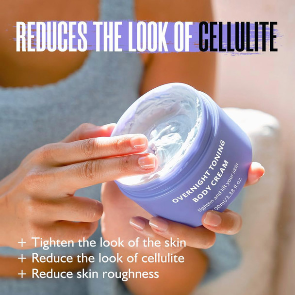 Get Dream Overnight Toning Whip Belly Body Firming Cream Skin Tightening Cream For Women Anti Wrinkle Moisturizing Target Stretch Marks Tight Cellulite Firmness Of Skin While Sleeping