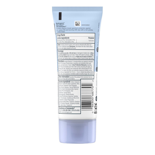 Neutrogena Ultra Sheer Dry Touch Sunscreen Lotion with Broad Spectrum SPF 70  88ml