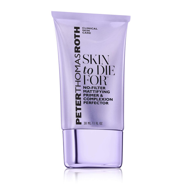 Peter Thomas Roth Skin to Die For No-Filter Mattifying Primer & Complexion Perfector, Universal Tint for All Skin Tones, Blurs and Helps Reduce the Look of Pores