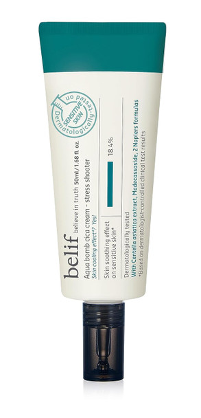 Belif Aqua Bomb Cica Cream - Stress Shooterstress Relief Centella Cream For Sensitive Skininstant Soothes And Cools With Moisture Improvementlow-Irritant Quickly Absorbs Korean Skin Care