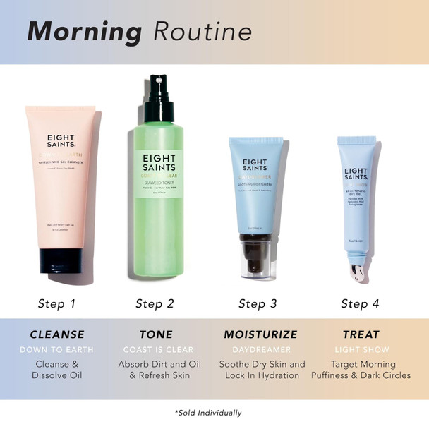 Eight Saints Daydreamer Soothing Anti Aging Face Moisturizer Natural & Organic Fast Absorbing Oil  Face Lotion With Hyaluronic Acid & Vitamin E Hydrating Daily Facial Moisturizer 2 Ounces