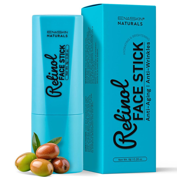 Retinol Moisturizer Stick For Face: 3 In 1 Anti Aging Hydrating Multi-Balm For Face Eyes And Neck - Anti-Wrinkle Daily Moisturizer Stick