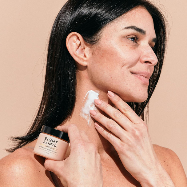 Eight Saints Firm Intentions Anti Aging Neck Cream Natural & Organic For Firming Skin And Reducing Wrinkles 2 Ounces